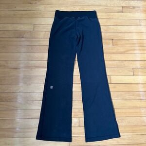 Lululemon Groove Pant Flare Leg Yoga Pants Black High Rise Bootcut Leggings